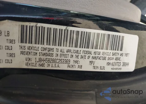 2006 Jeep Commander Limited из США, поврежденный, VIN 1J8HH58286C253369